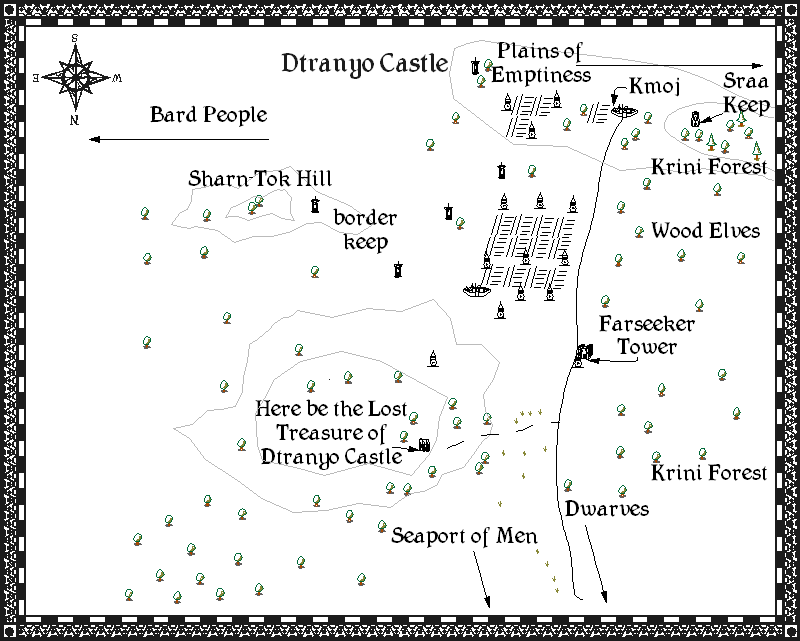 a map that lead the player characters to Dtranyo Castle